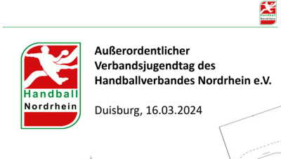 Außerordentlicher Jugendtag des Handballverband Nordrhein e.V (Bild vergrößern)