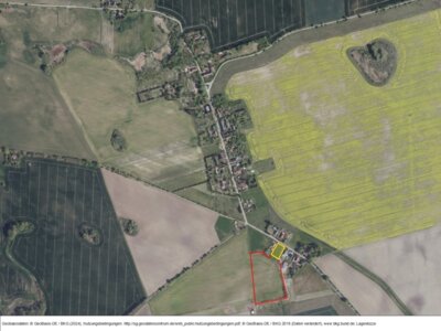 Ausschreibung der BVVG Bodenverwertungs- und -verwaltungs GmbH: Bauland (Teilfläche) am südl. Ortsausgang von Regenmantel (Bild vergrößern)