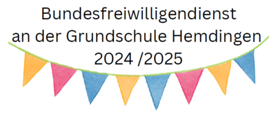 Foto zu Meldung: Bundesfreiwilligendienst an der Grundschule Hemdingen 2024/2025