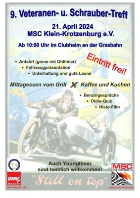 Meldung: Veteranen- und Schraubertreff in Klein-Krotzenburg