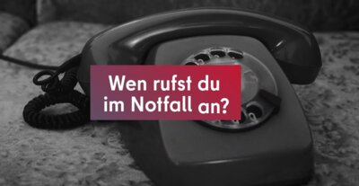 „Wen rufst Du im Notfall an?“: Video der KV Sachsen gibt Aufschluss über den Patientenservice 116117 (Bild vergrößern)