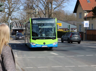 Mit neuer Bus-Linie zum Bahnhof Saarmund oder ins Stern-Center Potsdam (Bild vergrößern)
