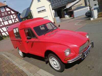 Citroen Acadiane zum Verkauf auf dem 2CV-Deutschlandtreffen 2024 in 63688 Gedern (Bild vergr&ouml;&szlig;ern)
