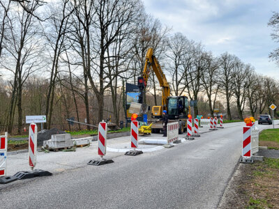 Die Kyritzer Straße wird wegen Bauarbeiten voll gesperrt. Foto: Beate Vogel