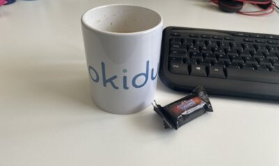 Kaffee aus der Okidu-Tasse (Bild vergrößern)