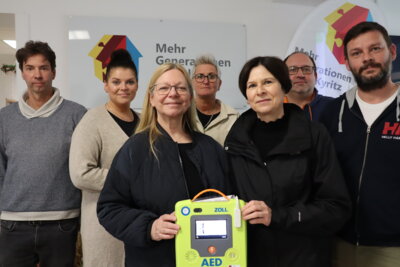 Ein Defibrillator für das Mehrgenerationenhaus Kyritz