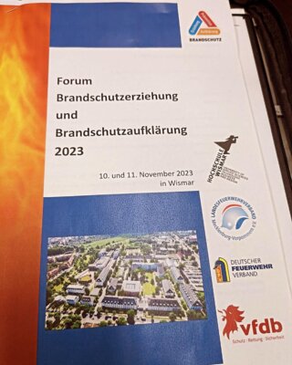 Foto zur Meldung: Forum Brandschutzerziehung und Brandschutzaufklärung vom 10.11.2023 – 11.11.2023