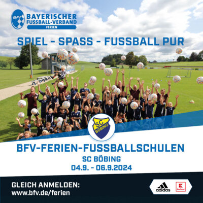 Meldung: BFV Fußballferienschule in Böbing 04.09-06.09