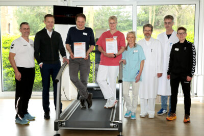 Zwei neue Zertifikate durch die Deutsche Gesellschaft für Prävention und Rehabilitation (Bild vergrößern)