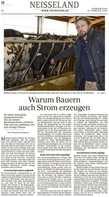 Meldung: Warum Bauern auch Strom erzeugen