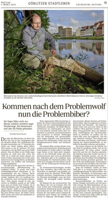 Meldung: Kommen nach dem Problemwolf nun die Problembiber
