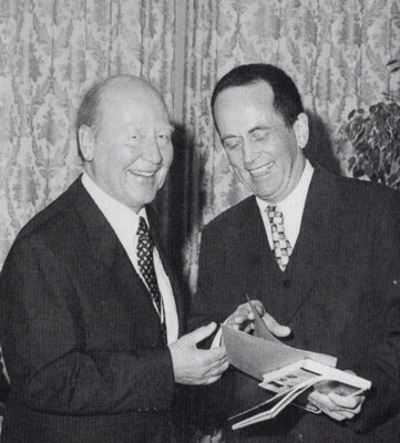 Dr. Hans-Henning Wittgen und der damalige GDM-Präsident Georg Kern 1997