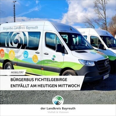 Bürgerbus Fichtelberg am 11.04. und am 12.04.2024 Keine Fahrten - betriebsbedingt-
