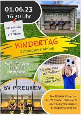 Kindertag Schnuppertraining (Bild vergrößern)
