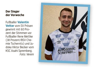 Lausitzer Rundschau sucht Sportler der Woche! (Bild vergrößern)