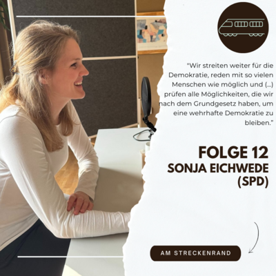 Vorschaubild zur Meldung: Neue Podcastfolge mit MdB Sonja Eichwede seit 11.04. online