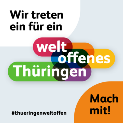 Link zu: Altenburg tritt der Initiative  „Weltoffenes Thüringen“ bei