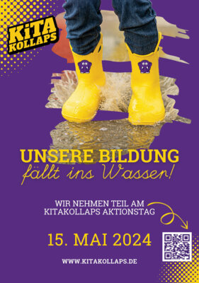 Brandenburg: Aufruf zum KiTAKOLLAPS Aktionstag 2024