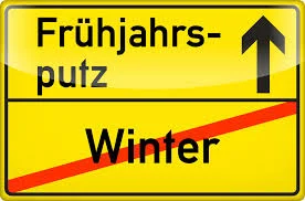 Frühjahrsputz Grafik Verkehrsschild (Bild vergr&ouml;&szlig;ern)