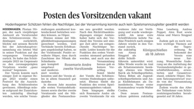 Walsroder Zeitung, 23.02.2024, S. 4. (Bild vergrößern)