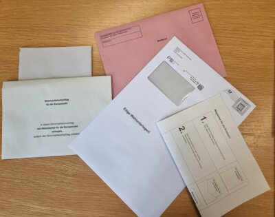 Link zu: Briefwahlunterlagen Europawahl 2024 beantragen
