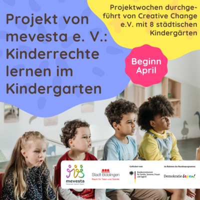 Meldung: Kinder aus acht Böblinger Kindergärten entdecken ihre Rechte