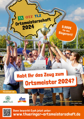 Foto zur Meldung: Thüringer Ortsmeisterschaft 2024 - Aller guten Dinge sind (mindestens) 3