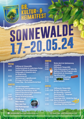 68. Kultur- und Heimatfest Pfingsten in Sonnewalde