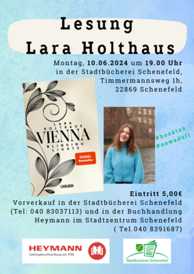 Plakat Lesung Lara Holthaus