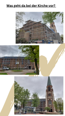 Link zu: Dachsanierung bei der Neuen Kirche