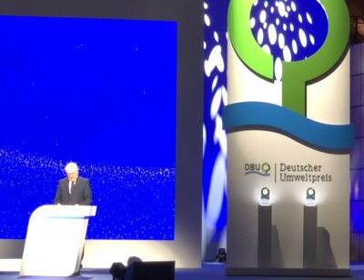 Bundespräsident Steinmeier beim DBU-Umweltpreis 2023, Foto: Stefan Müssig
