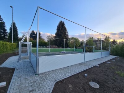 Baufortschritt Soccer Court (Bild vergrößern)