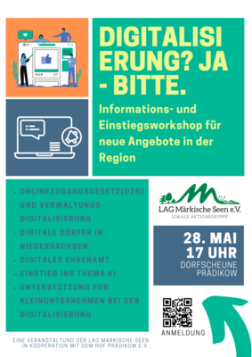 Meldung: LAG: Informations- und Austauschveranstaltung zum Thema Digitalisierung am 28. Mai