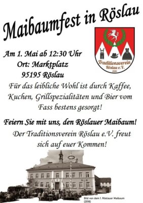 Maibaumfest in Röslau (Bild vergrößern)