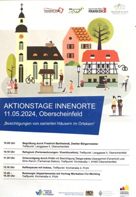 Meldung: Aktionstage Innenorte am 11.05.2024 Oberscheinfeld