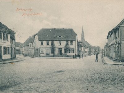 Der Magazinplatz um 1900. Quelle: Museum Pritzwalk
