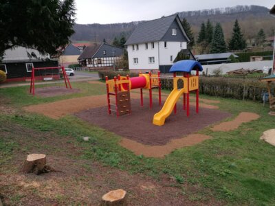Der Spielplatz in Rehungen wird neu gestaltet