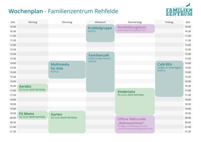 Familienzentrum Rehfelde: Buntes Programm für Groß und Klein