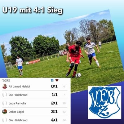 A-Jugend gewinnt gegen Lok Engelsdorf (Bild vergrößern)