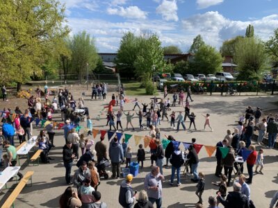 Foto zur Meldung: Schulfest an der Regenbogenschule