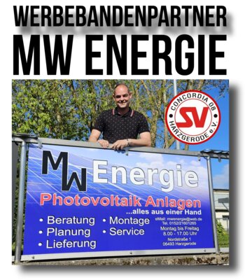 MW-Energie Photovoltaik Anlagen -  weiterer Neuzugang bei Werbebanden