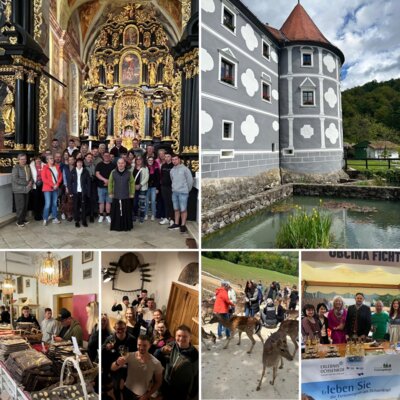 Gemeinde Fichtelberg zu Gast in Partnergemeinde Podčetrtek in Slowenien
