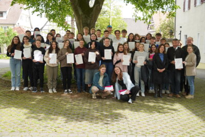 Preisverleihung für den Schülerwettbewerb des Landtags (Bild vergrößern)