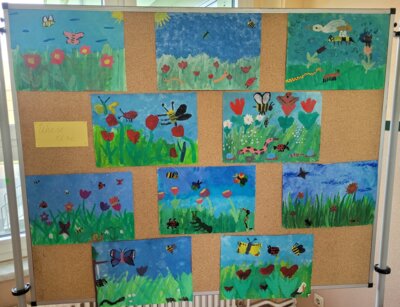 Klasse 4c: Eine bunte Wiese