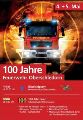 Meldung: 100 Jahre Freiwillige Feuerwehr Oberschledorn