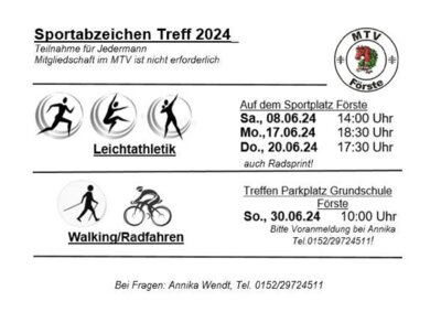 Sportabzeichen Treff 2024