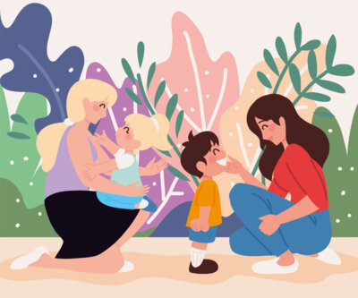 Mit den Kindern spielen - Bild von gstudioimagen1 auf Freepik
