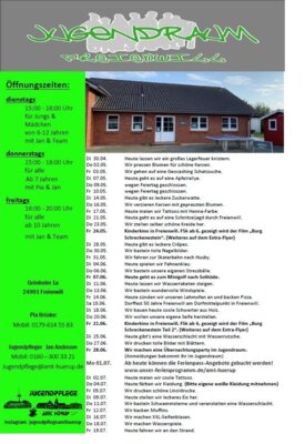 Programm Jugendraum