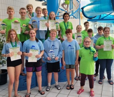 Foto zur Meldung: Jugend-Schwimmpokal des MS-Sicherheitsdienstes 2022