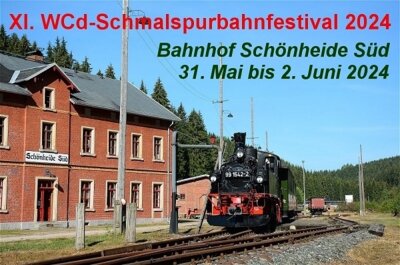 99 584 beim XI. WCd-Schmalspurbahnfestival 31. Mai - 2. Juni 2024 (Bild vergrößern)